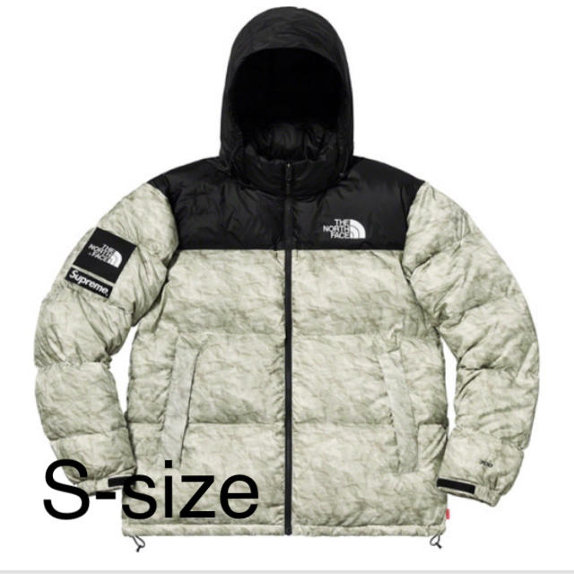 S supreme north face nuptse jacket paper