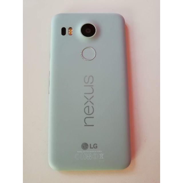 【美品】Nexus 5X 32GB ミント【SIMロック解除済】 スマホ/家電/カメラのスマートフォン/携帯電話(スマートフォン本体)の商品写真