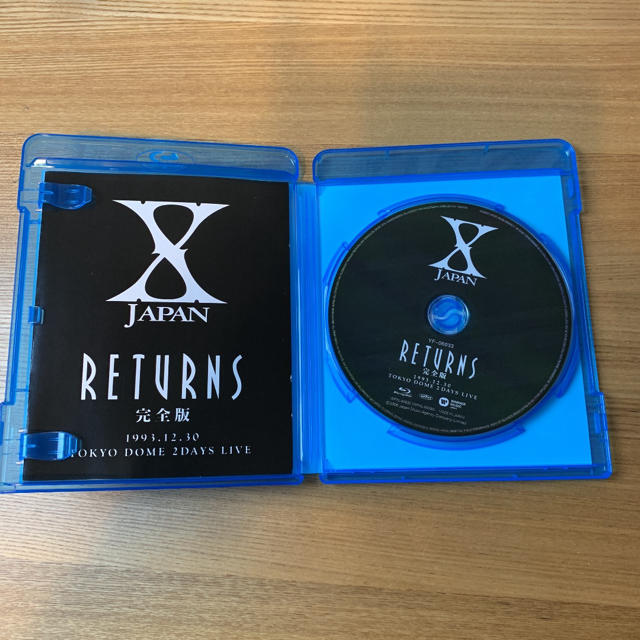 「X JAPAN/X JAPAN RETURNS 完全版 1993.12.30」