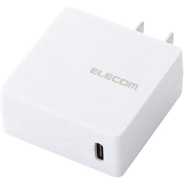 ELECOM(エレコム)の新品未開封 エレコム USB-C AC充電器 白 急速充電 スマホ/家電/カメラのスマートフォン/携帯電話(バッテリー/充電器)の商品写真