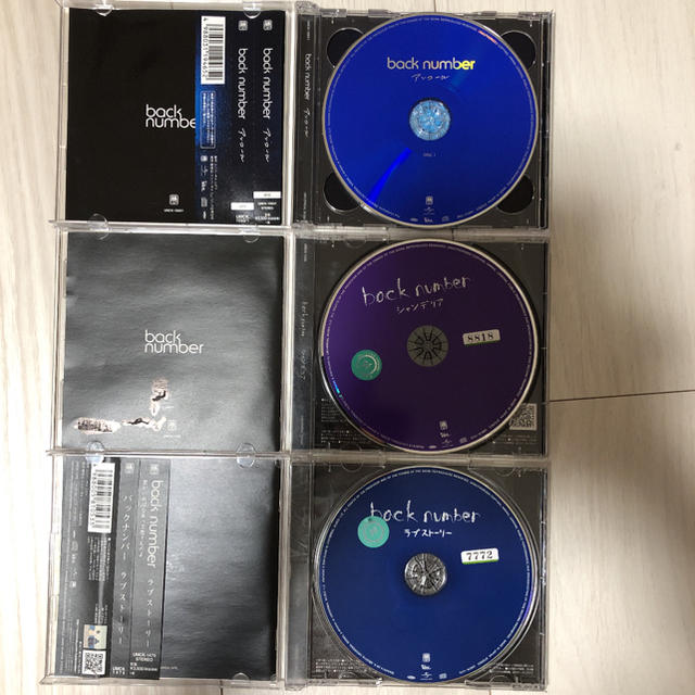 BACK NUMBER(バックナンバー)のバックナンバー　CD3枚セット エンタメ/ホビーのCD(ポップス/ロック(洋楽))の商品写真