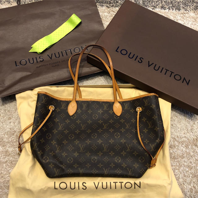 LOUIS VUITTON(ルイヴィトン)の【めめさま専用】ルイヴィトン　ネヴァーフル　MM モノグラム　トートバック レディースのバッグ(トートバッグ)の商品写真