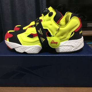 リーボック(Reebok)の【新品未使用】アディダス リーボック ポンプフューリー ブースト シトロン(スニーカー)