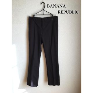 バナナリパブリック(Banana Republic)のBANANA REPUBLIC ウール パンツ ブラウン オフィス(カジュアルパンツ)