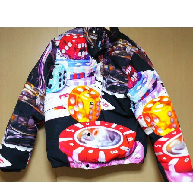 18aw Supreme カジノ　casino puffy ダウン　ジャケット