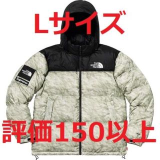 シュプリーム(Supreme)のLサイズ Supreme Paper Print Nuptse Jacket (ダウンジャケット)