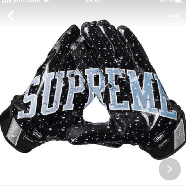 Supreme®/Nike® Football Gloves 手袋 グローブL