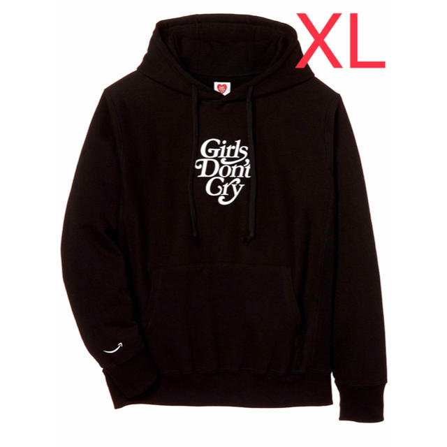 Girls Don't Cry Logo Hoodie Black XL