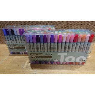 ツゥールズ(TOOLS)のコピックチャオ 72色Aセット＋72色Bセット(カラーペン/コピック)