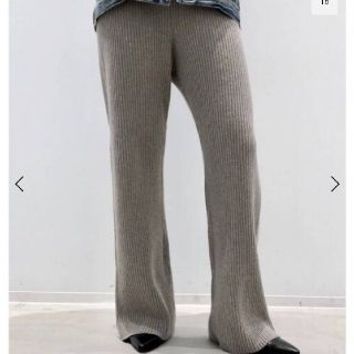 アパルトモンドゥーズィエムクラス(L'Appartement DEUXIEME CLASSE)の美品☆アパルトモン☆KNIT PANTS☆34(カジュアルパンツ)