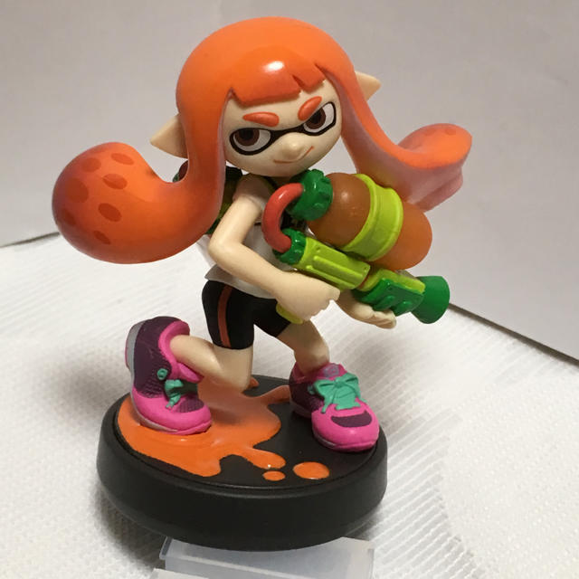 スプラトゥーン アミーボ amiibo ガール オレンジ フィギュア | フリマアプリ ラクマ