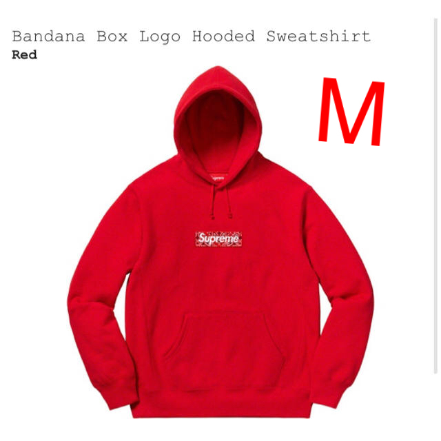 Bandana Box Logo Hooded Sweatshirt 19AW