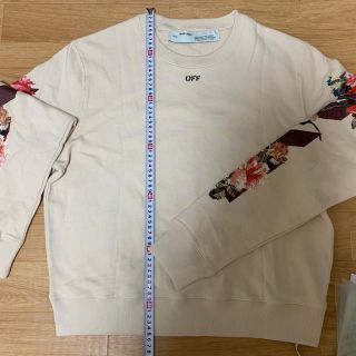 オフホワイト(OFF-WHITE)の新品未使用！送料込み★Off-White★クロップドスウェットシャツ(トレーナー/スウェット)