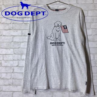 ドッグデプト(DOG DEPT)の【DOG DEPT】カットソー クルーネック サンタモニカ /Lサイズ(Tシャツ/カットソー(七分/長袖))