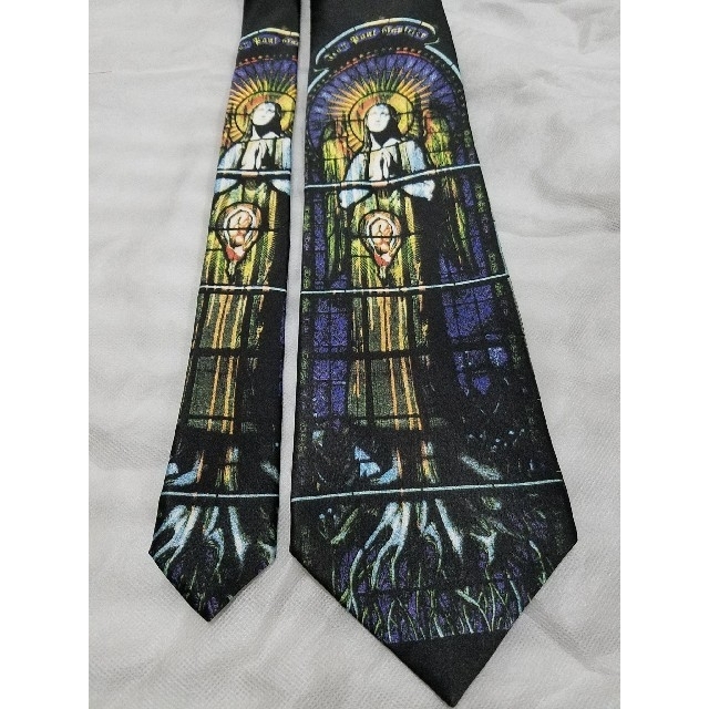 絶品】 ジャンポールゴルチエ Jean Paul GAULTIER 微光沢 ネクタイ
