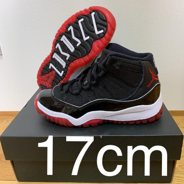 NIKE - JORDAN11 BRED PS ジョーダン11 ブレッド キッズ 17cmの通販 by ...