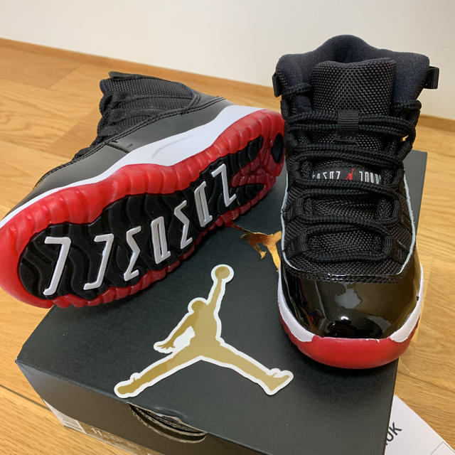 NIKE - JORDAN11 BRED PS ジョーダン11 ブレッド キッズ 17cmの通販 by ...