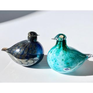 イッタラ(iittala)のSSKK Green Bird 1983年 オイバ・トイッカ バード イッタラ(置物)