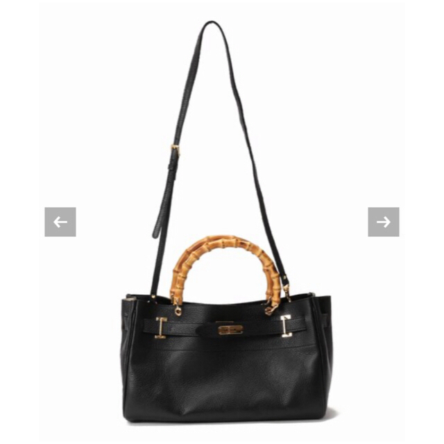 SITA PARANTICA シボカワバンブーBAG ブラック SITA PARANTICA シボカワバンブーBAG ブラック