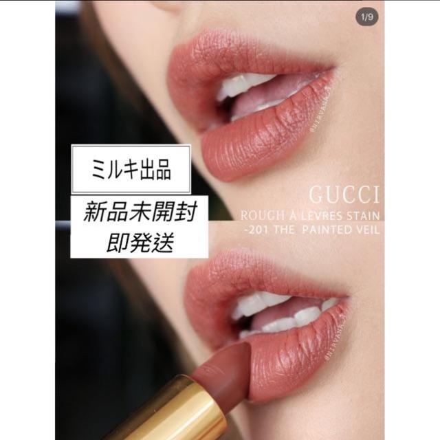 エルメス ケリー 財布 コピーブランド 、 Gucci - GUCCI  グッチ  リップ サテン(マット)  #201 の通販 by meimeiksg's shop