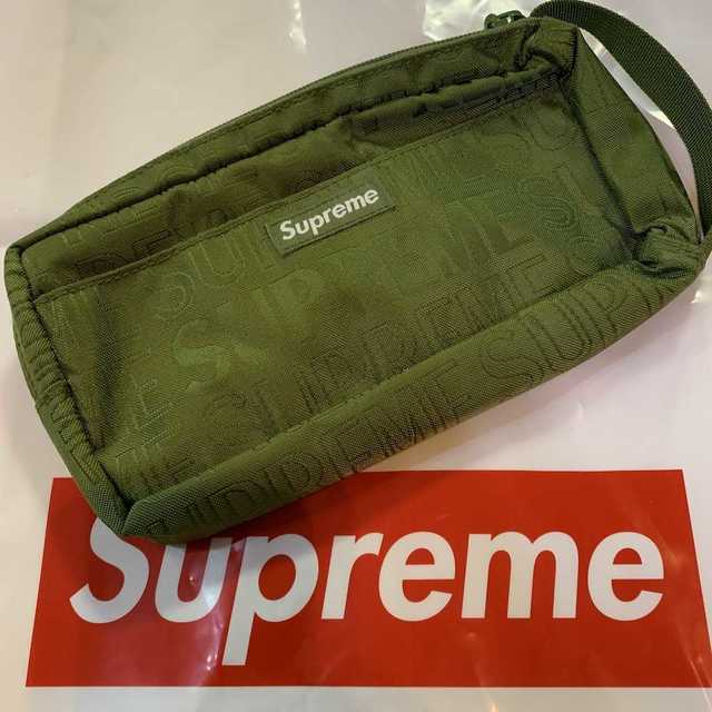 Supreme(シュプリーム)のSupreme 19SS Organizer Pouch 深緑 メンズのバッグ(セカンドバッグ/クラッチバッグ)の商品写真