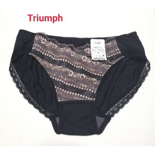 トリンプ(Triumph)のTriumph トリンプ⭐新品可愛い斜めレースショーツ⭐M ブラック(ショーツ)