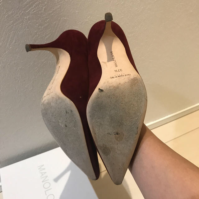 MANOLO BLAHNIK(マノロブラニク)のCP様マノロブラニク  キエッタ　ボルドー37.5 レディースの靴/シューズ(ハイヒール/パンプス)の商品写真