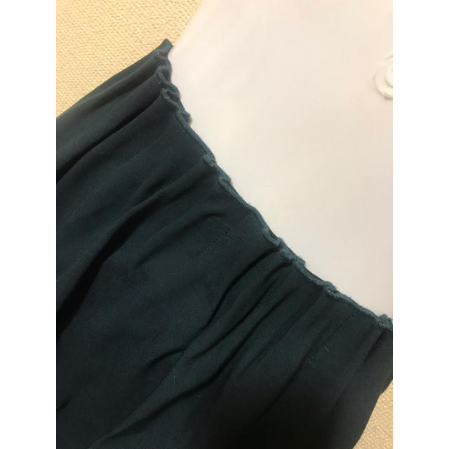 ZARA(ザラ)のザラ ZARA BASIC グリーン スカート フレア プリーツ レディースのスカート(ひざ丈スカート)の商品写真