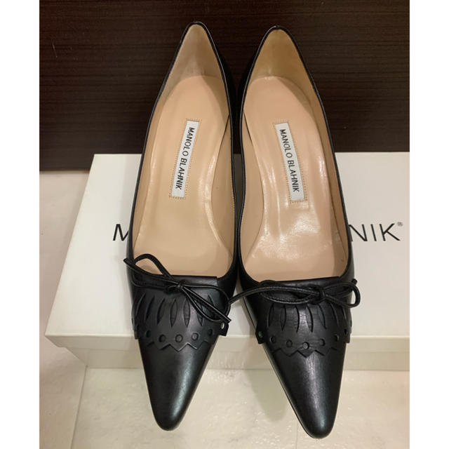 MANOLO BLAHNIK - マノロブラニク パンプス 黒 35ハーフの通販 by haru's shop｜マノロブラニクならラクマ