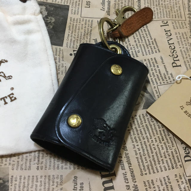 期間限定価格 イルビゾンテ 正規品 イタリアンレザー キーケース 黒 ブラック | フリマアプリ ラクマ