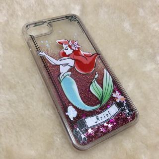 アリエル グリッタースマホケース（iPhone6、6s、7、8、SE）(iPhoneケース)