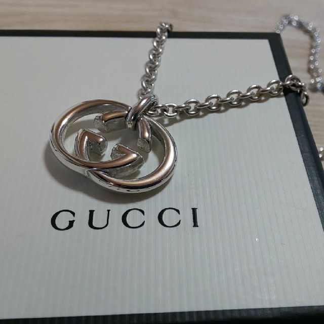 Gucci - 美品 GUCCI  WGロゴ ネックレス シルバー925の通販 by みさ's shop