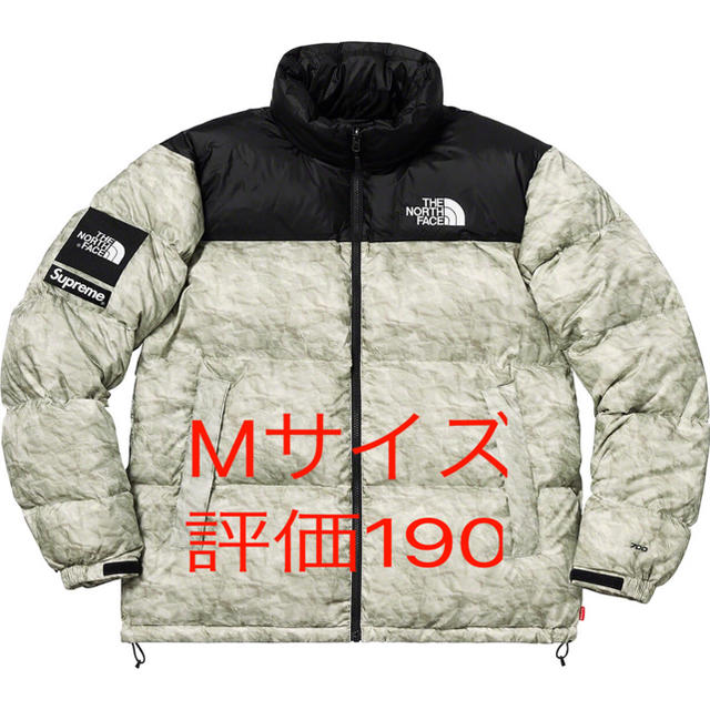 Supreme North Face Paper Print Nuptse  M