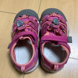 えびせんべい様　専用　Keen サンダル　ピンク　17cm(サンダル)