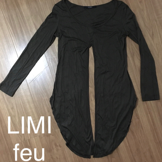 リミフゥ(LIMI feu)の専用！【最終値下げ】LIMI feu カーキ 長袖カットソー(カットソー(長袖/七分))