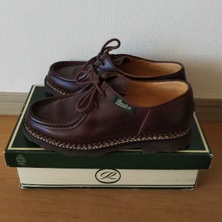 パラブーツ(Paraboot)のパラブーツ ミカエル 4.5 珍しい旧タグ(ローファー/革靴)