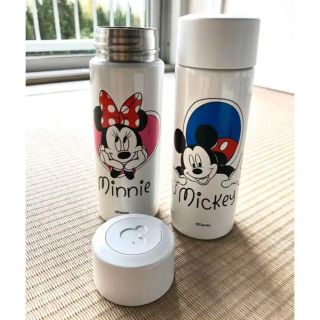 ディズニー(Disney)の★非売品★ ミッキー&ミニーデザイン　アートオリジナルポケットボトル(タンブラー)