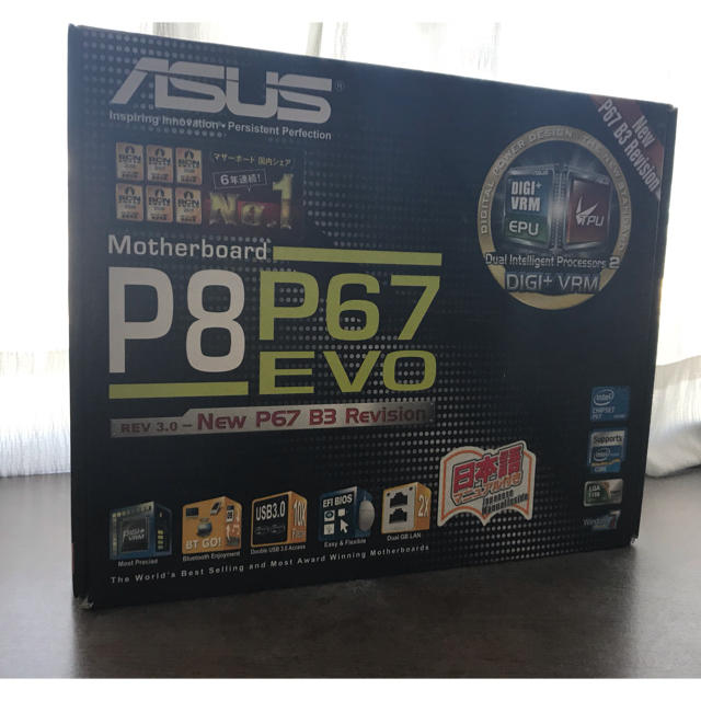 【美品】ASUS P8P67 EVO 動作確認済