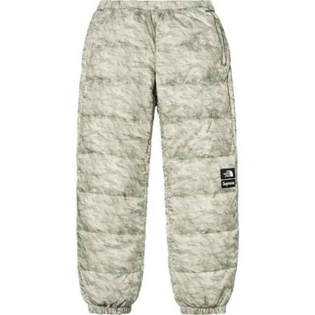 S supreme north face nuptse pant paper