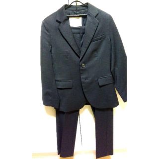 ザラ(ZARA)のザラボーイズ 子供スーツ ブレザー上下 紺 ネイビーブルー 116cm(ドレス/フォーマル)