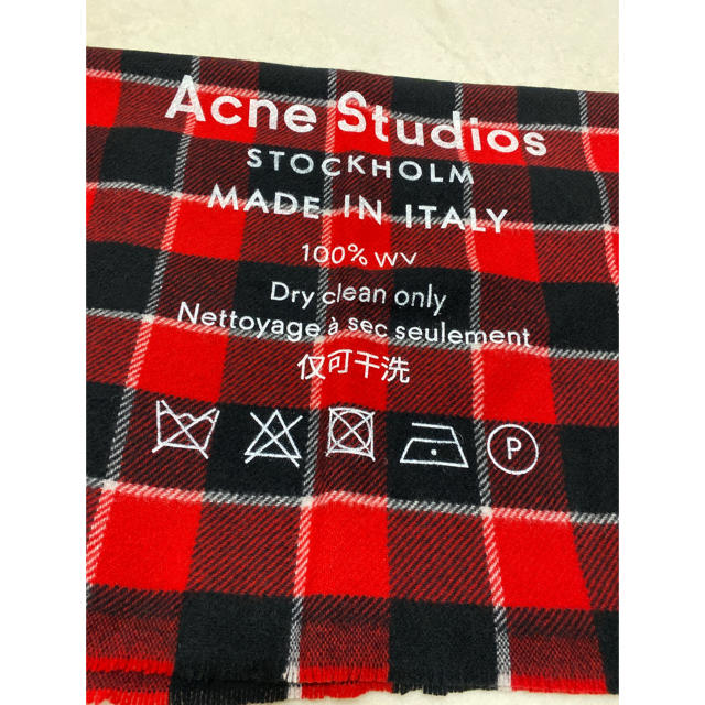 ACNE(アクネ)のacne studios大判ストール レディースのファッション小物(ストール/パシュミナ)の商品写真