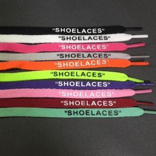 高品質❗平紐 🍊新色10色🍊カスタムシューレースSHOELACES靴ひも(スニーカー)