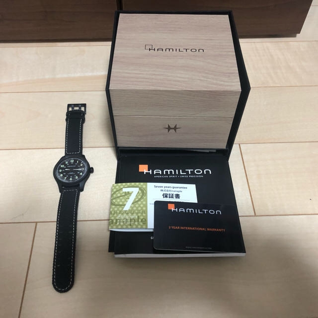 【美品】HAMILTON KAAKI TITANIUM H70575733