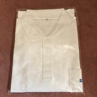 メンズ半袖白ポロシャツ（4L）(ポロシャツ)