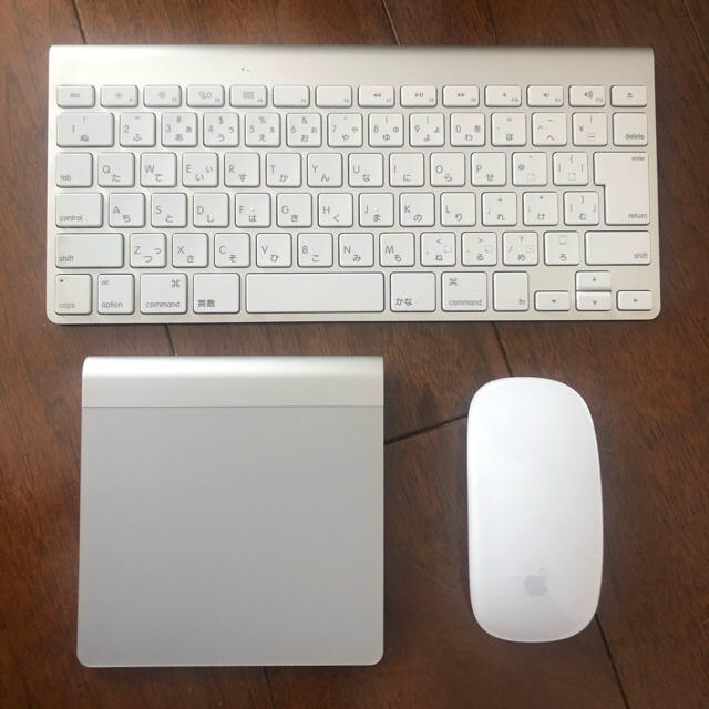 Mac(Apple)ワイヤレスキーボード、マウス、トラックパッド