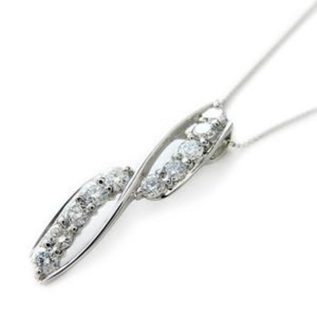 ダイヤモンド ネックレス プラチナ Pt900 0.3ct ダイヤ10石 の通販 by