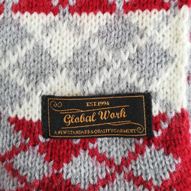 GLOBAL WORK(グローバルワーク)のGLOBAL WORK　雪柄マフラー メンズのファッション小物(マフラー)の商品写真