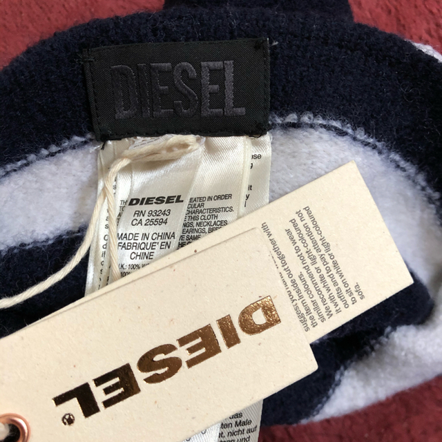 DIESEL(ディーゼル)の🧢新品未使用 DIESEL ディーゼル ニットキャップ キャスケット 帽子 レディースの帽子(キャップ)の商品写真