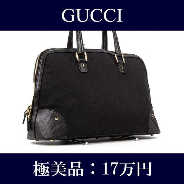 Gucci - 【限界価格・送料無料・極美品】グッチ・ハンドバッグ(GGキャンバス・J004)の通販 by Serenity High Brand Shop