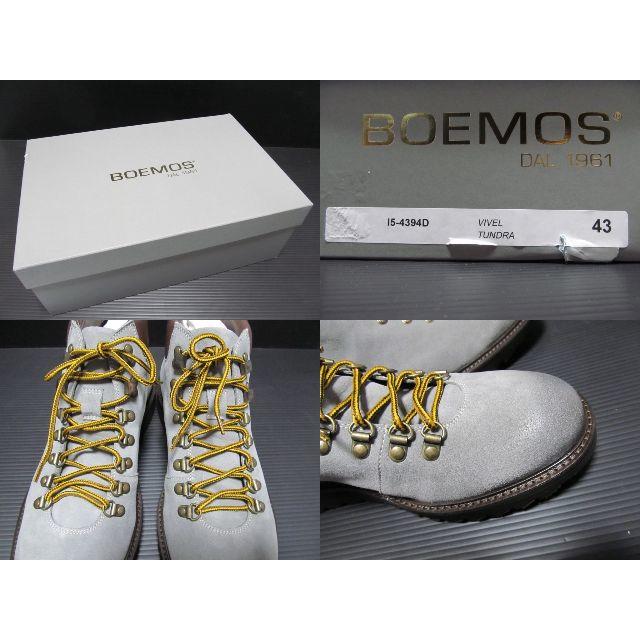 格安品質保証 Boemos グレー 43の通販 by 欧州靴流通センター｜ボエモスならラクマ - ボエモス（BOEMOS） イタリア製マウンテンブーツ 最新作人気